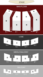 Embassy Theatre Fort Wayne In Seating Chart Stage
