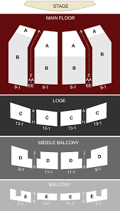 embassy theatre fort wayne in seating chart stage