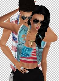 Bkhderri🧃(@bkhderri_vu), imvu(@imvu), maria clara(@mari2_00), 𝙻𝚊𝚒𝚕𝚊 (@datgirl.laii2), ️layy ️(@icyproductions._). Imvu Game Instant Messaging Online Chat Virtual World Png Clipart 3 D Electric Blue Eyewear Game