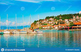 (nonstandard) the northern part of the ancient kingdom of. Nordmakedonien Ohrid Pier Mit Verschiedenen Segelbooten Und Ha Gel Mit Geba Uden Stockbild Bild Von Sommer Cityscape 156464679