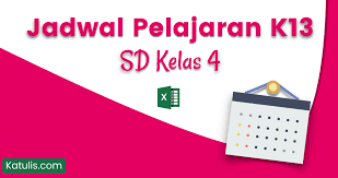 Jadwal kurikulum 2013 sekolah dasar. Jadwal Pelajaran K13 Sd Kelas 4 Tahun 2019 Katulis