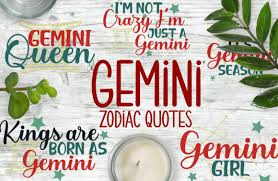 Whitney, nia, and i only lacked a blood connection. Gemini Zodiac Quotes Grafik Von Firefly Designs Creative Fabrica