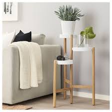 Satsumas Plant Stand Bamboo White Ikea Ikea Outdoor Furniture Ikea Outdoor Ikea Plant Stand