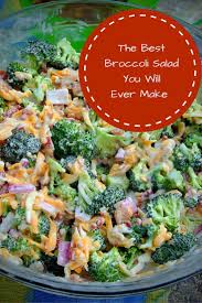 The Best Broccoli Salad You Will Ever Make Salad Recipes Broccoli Salad Recipe Delicious Salads
