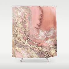 Marble Swirl Gold Pink Rose Rosegold Elegant Abstract Pink And Gold Curtains Pink And Gold Rose Gold Decor