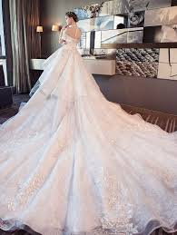 Wedding Dress 2018 New One Shoulder Bride Wedding Dress Long Tail Princess Dream 2018 Elegant Wedding Dresses Lace Wedding Dresses Lace Muslim Wedding Dresses