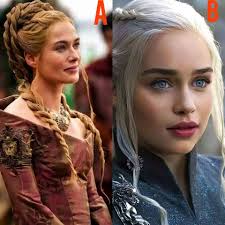 Targaryen queens' faces in moments of defiance