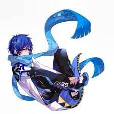 pin by ariana lordi on vocaloid vocaloid kaito kaito blue hair anime boy