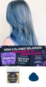 ***all colours shown are based on bleached hair***. La Riche Directions Semi Permanent Hair Color Dye Denim Blue My Beauty Healthier Beauty Products