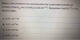 Sulfur + ozone = sulfur dioxide examples of the chemical equations reagents (a complete equation will be suggested): What Is The Chromium Ion Concentration For A Chegg Com