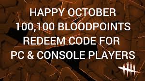 Here are the currently available codes and those that are expired. Dead By Daylight How To Get 100 100 Bloodpoints Free Happy October Youtube