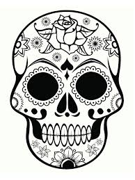 Dos entièrement tatoué d'un motif monumental de bandit mexicain funèbre. Coloriage Tete De Mort Mexicaine 20 Dessins A Imprimer