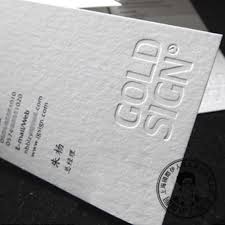 Standard printing involved (if any). 400grm White Paper Business Card With Debossed Logo Without Color 500pcs Per Design Business Card Design Paper Business Carddebossed Business Card Aliexpress