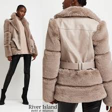 レザー フェイクファー ジャケット