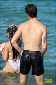 Camila cabello first met whilst on tour when they were both openings for austin mahone, but wasn't close until they met backstage at a taylor swift concert and wrote: Full Sized Photo Of Shawn Mendes Camila Cabello Kiss At The Beach 09 Photo 4328403 Just Jared