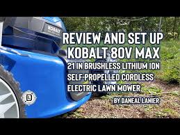 We have included cordless and corderd electric lawn mower. Kobalt 80v Lawnmower Set Up And Review Litetube