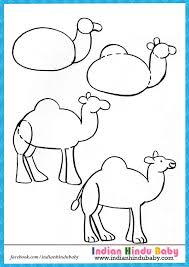 A camel is a very strange but at the same time very useful animal for a human being. Steps To Draw A Camel Page 1 Line 17qq Com