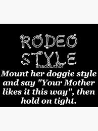 Rodeo Style Sex position