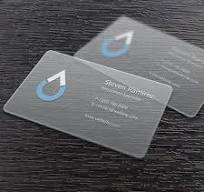 Transparent Visit Card Clear Plastic Spot UV Card-Card ...
