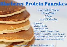 blueberry protein pancakes skb recipes