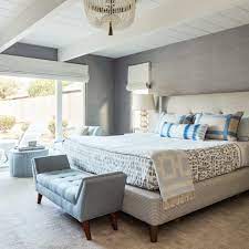 A San Diego Abode Becomes A Beachside Retreat Luxe Interiors Design Master Bedroom Wallpaper Lamps Living Room Master Bedroom