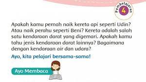 Jenis alat transportasi apa saja yang kamu ketahui? Kunci Jawaban Kelas 3 Sd Tema 7 Halaman 193 194 196 197 Subtema 4 Pembelajaran 4 Tribunnews Com Mobile