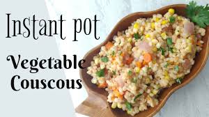 Instant pot couscous is very to easy to make and make a quick meal as well. Instant Pot Couscous Israeli Couscous Vegetable Pearl Couscous Mildly Spiced Instapot Couscous Youtube