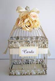 Incorporate this timeless birdcage easily into your reception decor or use it as a unique wishing well or card holder. Custom Large Wedding Bird Cage Card Holder Money Holder Etsy In 2021 Wedding Guest Book Table Card Box Wedding Wedding Birdcage