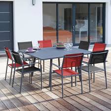 Table De Jardin Barcelona Aluminium Gris Pas Cher Table De Jardin Gamm Vert Ventes Pas Cher Com Table De Jardin Gamm Vert Table Elegante