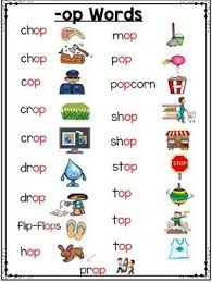Op Word Family Worksheets All About Op Word Family Activities Phonics Flashcards Teaching Phonics