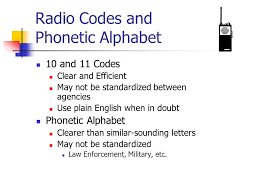 Although some similarities are present there are also many differences between these two phonetic alphabets. Aj 53 Police Field Operations Chapter 4 Police Communications Ppt Download