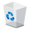 On a personal computer used by one person that's not part of a managed network, the recycle bin takes up just over 5% of the total size of a volume. 3