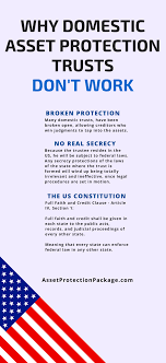 Why Domestic Asset Protection Trusts Don T Work Http Www Assetprotectionpackage Com Why Domestic Asset Protection Trusts Dont Work With Images Investing Asset Secrecy
