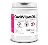 CaviWipesXL®, 10" x 12" • 66 Wipes/Canister • 12/pk