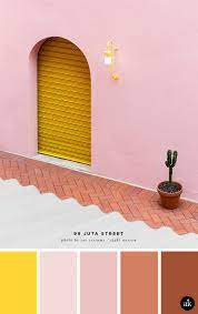 The full list of pink & black ribbon meanings includes: A Pink And Yellow Facade Inspired Color Palette Creative Brands For Creative People Akula Kreative