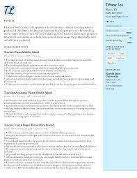 Writing a teacher resume that impresses principals isn't always easy. Elementary School Teacher Resume Example Writing Tips For 2021