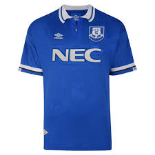 That used by the england national team. Everton 1994 Umbro Shirt Everton Retro Jersey Score Draw