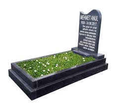 Mezar taşı yaptırmak caiz mi? G110 Nero Gaska Sade Mezar Modeli Bursa Mezar Yapim Huzur Mezar