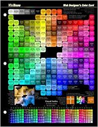 Web Design Color Reference Card Html Rgb Chart Bob Stein