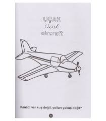 Okul Oncesi Boyama Ucak Letkov