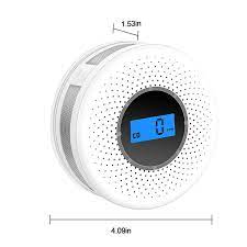 Most carbon monoxide detectors are designed to be reset after an alarm (real or false), or after replacing the battery. Combination Smoke And Carbon Monoxide Detector With Display Battery Operated Smoke Co Alarm Detector Fire Safety Bonsaipaisajismo Safety Security