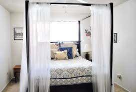 Bed Drape Canopy Curtains Ikea Bingewatchshows Modern