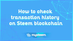 These inputs are previously unspent outputs. How To Check Your Transaction History On Steem Blockchain Steemit
