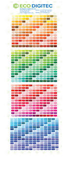 Colour Chart Ecodigitec Sublimation Inc