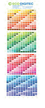 colour chart ecodigitec sublimation inc