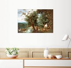Laut bestimmung vorerst nur für geimpfte, getestete, oder genesene. Posterlounge Wandbild Garten Eden Mit Adam Und Eva Online Kaufen Otto