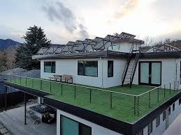 As a reliable denver turf company and installer, we offer some of the highest quality turf products from turf pro solutions. Artificial Grass With Airdrain On Roof Top Balcony Turf Pros Denver Airfield Systems