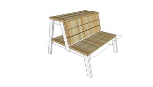 Just dig the area where you want to build it and prepare the materials that you have in the. Firepit Benches With Table And Storage Ana White