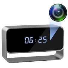 Hidden Camera Clock 1080P WiFi Nanny Cam