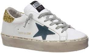 A star pair of sneakers. Amazon Com Golden Goose Deluxe Brand Hi Star White Womens Sneakers G36ws945 N2 35 5us Fashion Sneakers